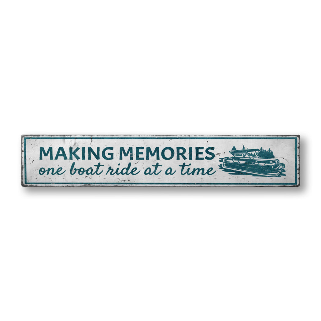 Making Memories Boathouse Wood Sign