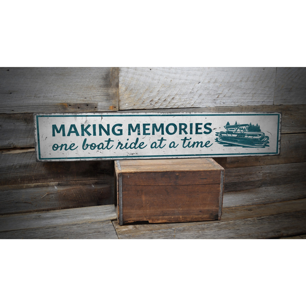 Making Memories Boathouse Wood Sign