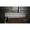 Southern Porch of Indecision Mile Rustic Wood Sign