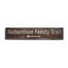 Trail Rustic Wood Sign