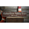 Trail Rustic Wood Sign