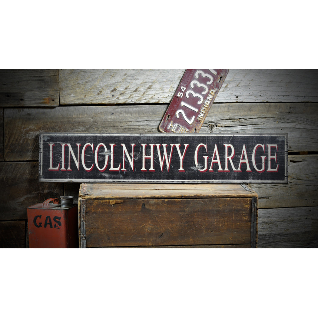 Garage or Shop Rustic Wood Sign