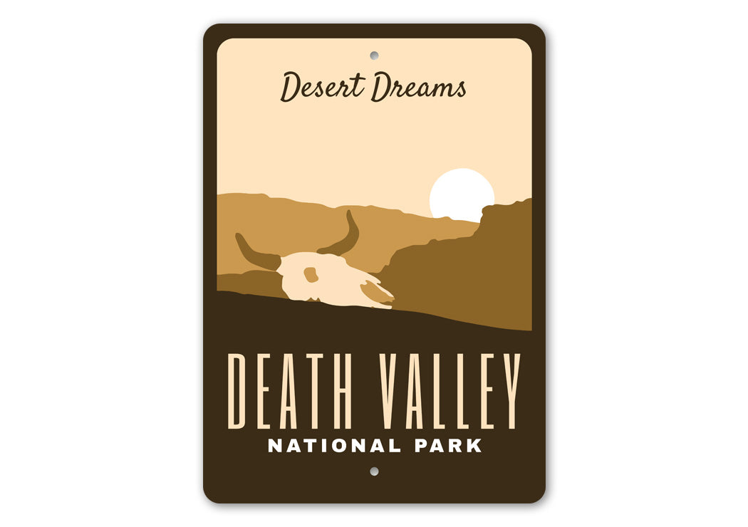 Death Valley National Park Desert Dreams Sign