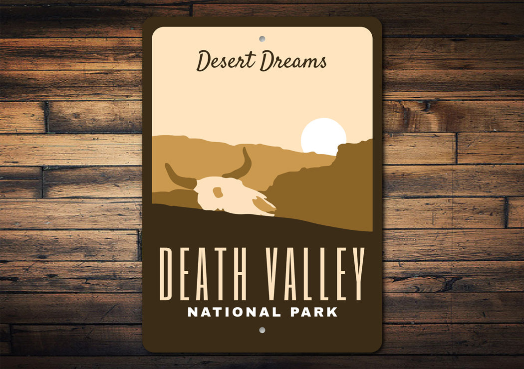 Death Valley National Park Desert Dreams Sign