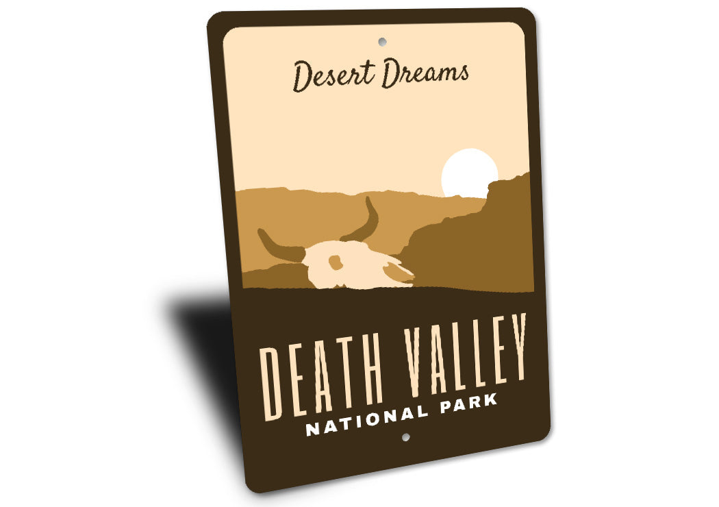 Death Valley National Park Desert Dreams Sign