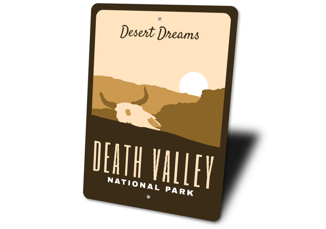 Death Valley National Park Desert Dreams Sign