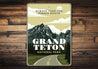 Grand Teton National Park Take The Scenic Route Sign