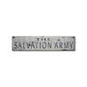 Salvation Army Rustic Wood Sign