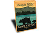 Lake Tahoe California Keep It Wild Sign