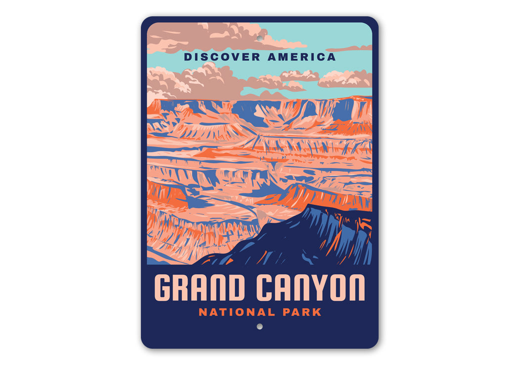 Grand Canyon National Park Discover America Sign