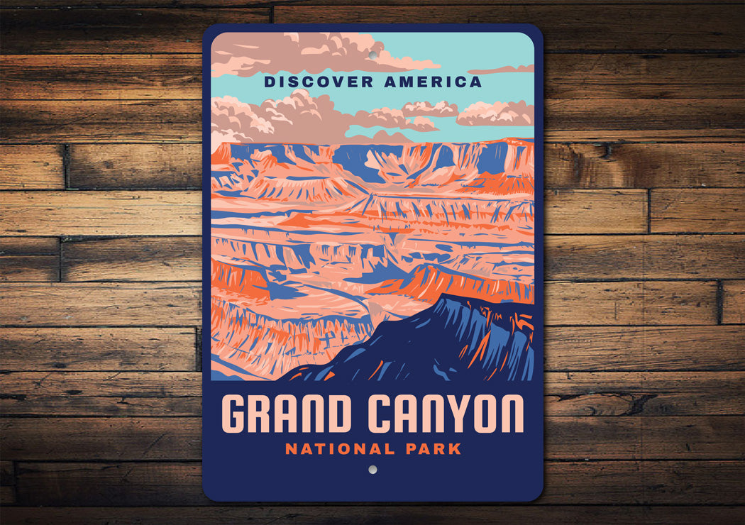 Grand Canyon National Park Discover America Sign