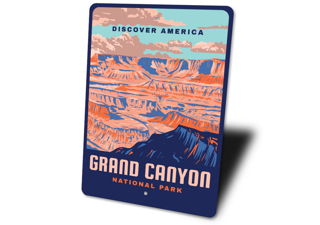 Grand Canyon National Park Discover America Sign