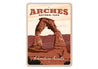 Arches National Park Adventure Awaits Sign