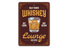 Old Town Whiskey Sit Long Sip Slow Lounge Metal Sign