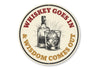 Whiskey Goes In And Wisdom Comes Out Bar Sign