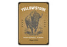 Yellowstone National Park Keep It Wild Bison Sign