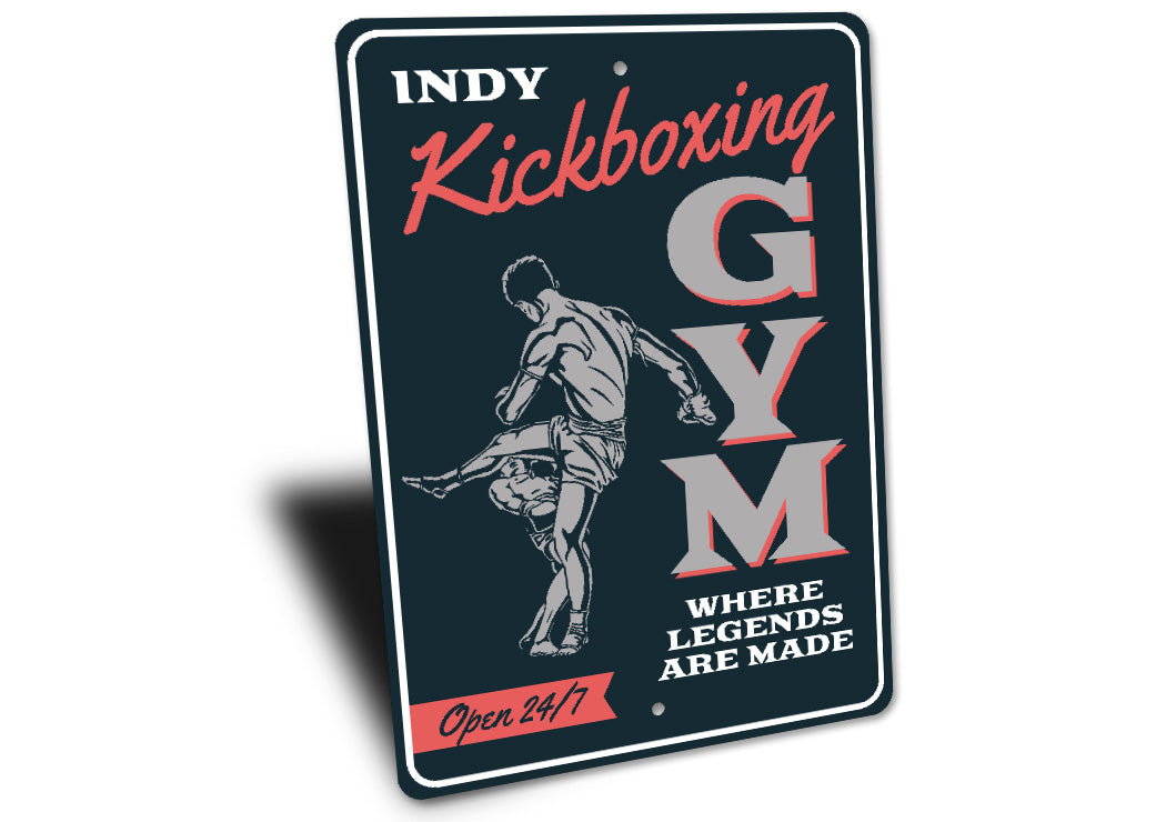 Kickboxing Gym Where Legends Are Made Open 24 7 Sign