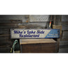 Lake Restaurant Rustic Wood Sign