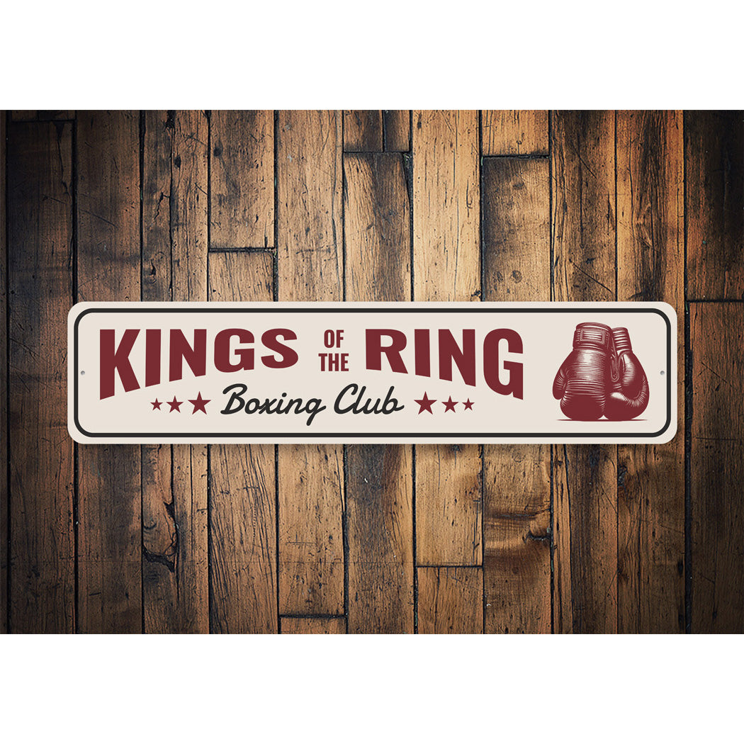 Kings Of The Ring Boxing Club Sign