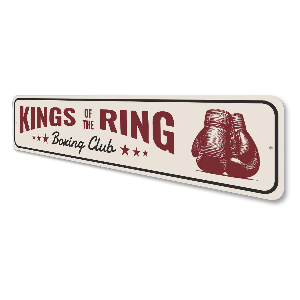 Kings Of The Ring Boxing Club Sign