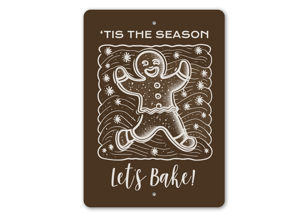 Tis the Season to Bake Gingerbread Sign