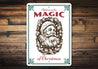 Believe in the Magic of Christmas Santa Sign