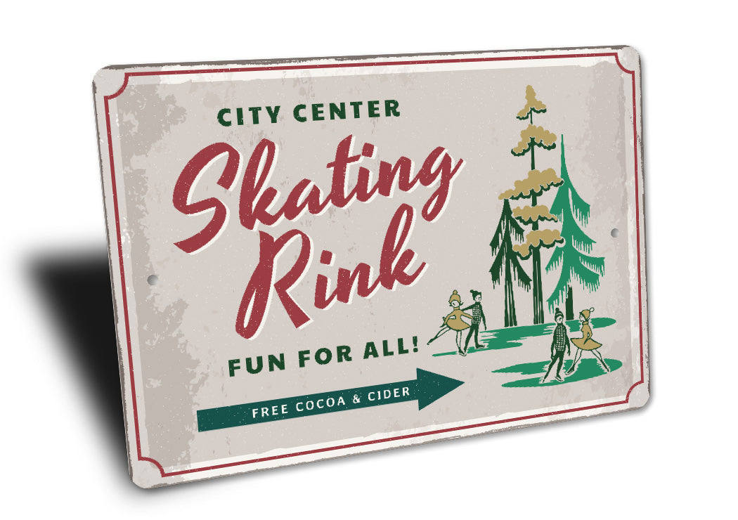 City Center Skating Rink Sign