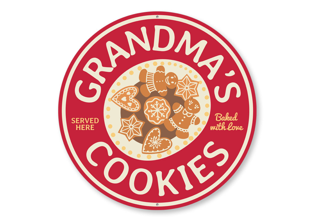 Grandma's Cookies Holiday Sign