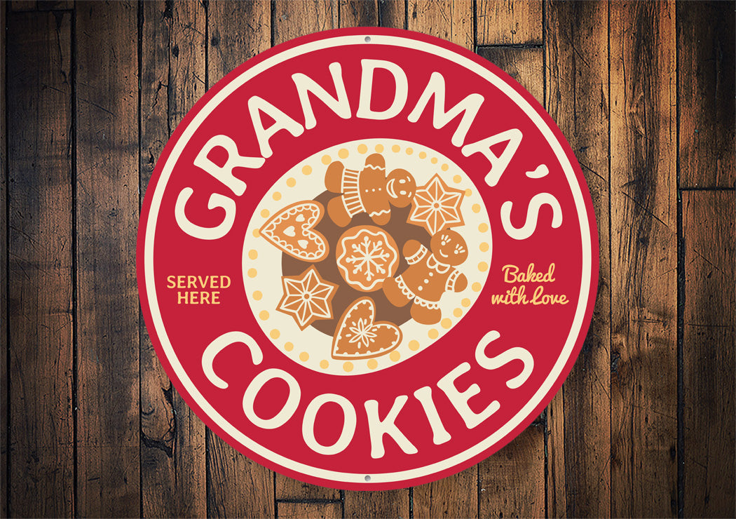 Grandma's Cookies Holiday Sign