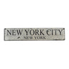 New York City New York Rustic Wood Sign