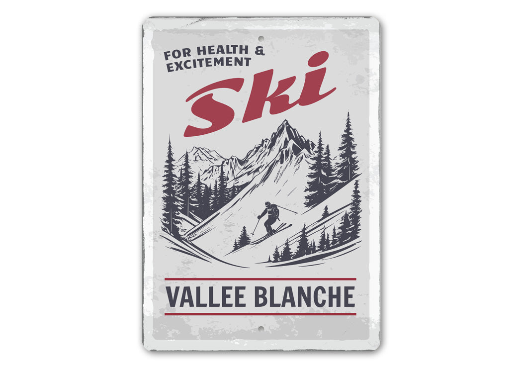 Ski For Health And Excitement Ski Signs