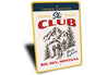 Cross Country Ski Club Big Sky Montana Ski Sign