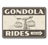 Gondola Rides This Way Ski Lift Ski Sign