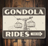 Gondola Rides This Way Ski Lift Ski Sign