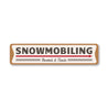 Snowmobiling Rentals And Trails Arrow Sign