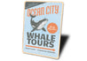 Ocean City Whale Tours Expert Guides Sign