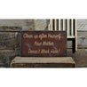 Clean Up Rustic Wood Sign