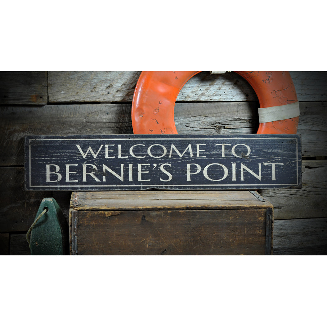 Welcome to Place/Home Rustic Wood Sign