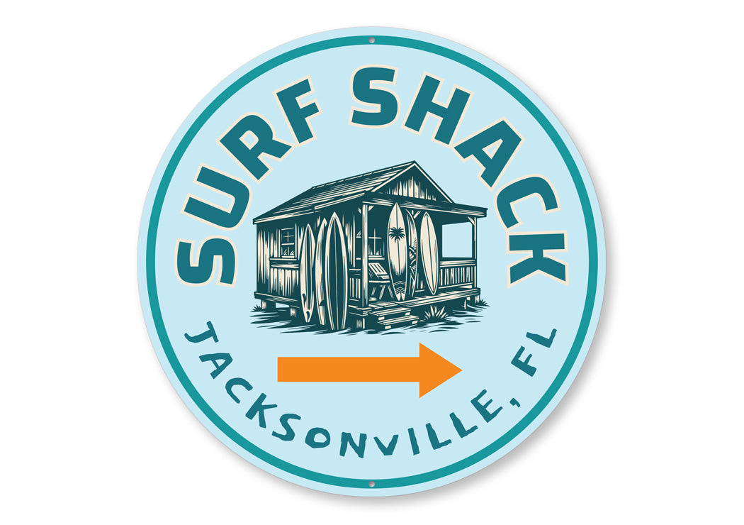 Surf Shack Jacksonville Florida Surfing Sign