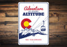 Ski Colorado Adventure At Every Altitude Sign