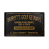 Golfing Proprietor Rustic Wood Sign