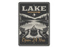 Lake Open 24 Hrs. Lake Sign
