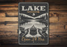 Lake Open 24 Hrs. Lake Sign