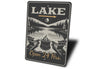 Lake Open 24 Hrs. Lake Sign