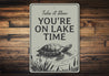 Take It Slow Turtle Sign You’re On Lake Time