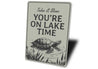 Take It Slow Turtle Sign You’re On Lake Time