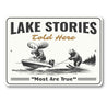Lake Stories Told Here Sign