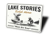 Lake Stories Told Here Sign