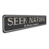 Custom Lakehouse Sign Seek Nature Decor