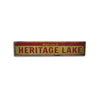 Welcome Lake Name Rustic Wood Sign